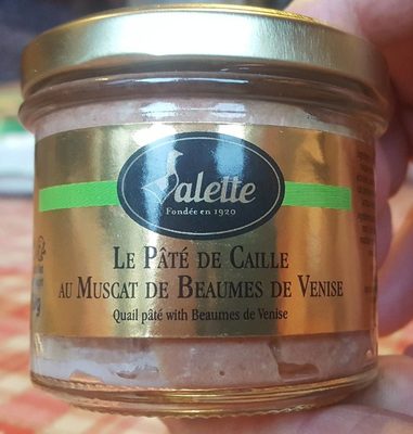 Le pâté de caille au muscat de baumes de venise