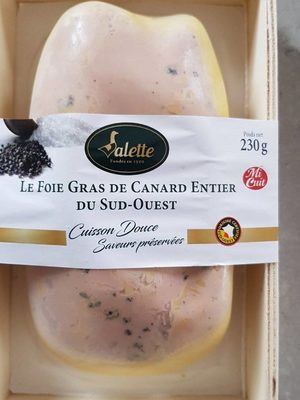 Le foie gras de canard entier du sud ouest