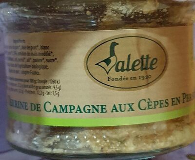 Terrine de campagne aux cepes