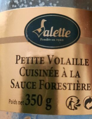 Petite volaille cuisiner a la forestier