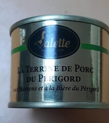 La terrine de porc du périgord front packaging
