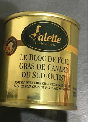 Le blocde foie gras de canard du sud ouest