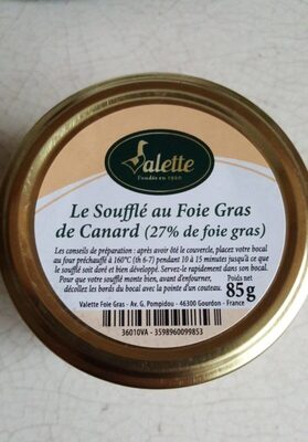 E SOUFFLÉ AU FOIE GRAS DE CANARD front packaging