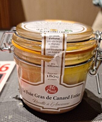 Foie gras de canard entier