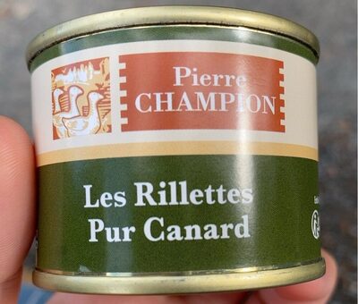 les rillettes pur canard front packaging