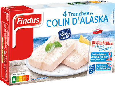 Tranches panées de Colin d'Alaska MSC