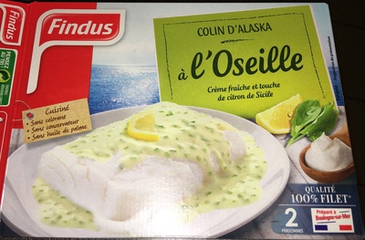 Colin d'alaska à l'oseille