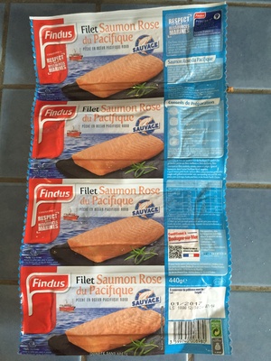 Filets de Saumon Rose du Pacifique MSC front packaging