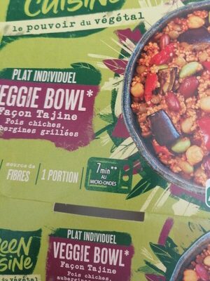 Veggie bowl façon tajine front packaging
