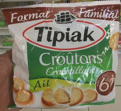 Croûtons Croustillants Ail front packaging