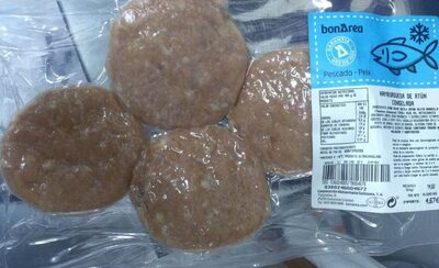 Hamburguesa de atún congelada