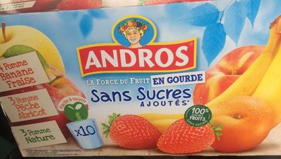 Compotes dessert fruitier sans sucre ajoutées