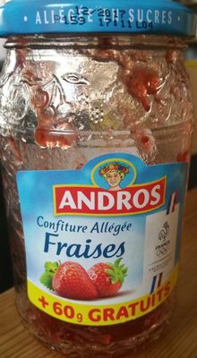 Confiture fraises allégée