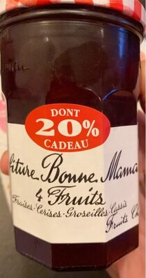 Confiture bonne maman front packaging