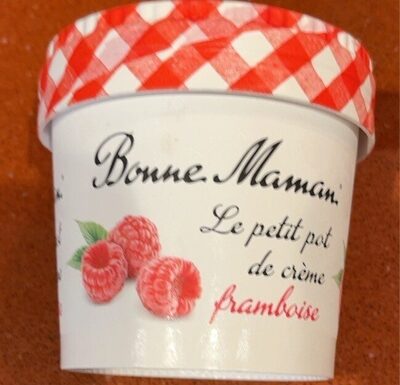 Le petit pot de crème framboise