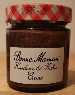 Haselnuss und Kakao Creme