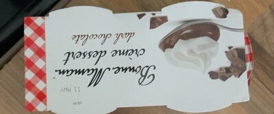 Dark chocolate crème dessert