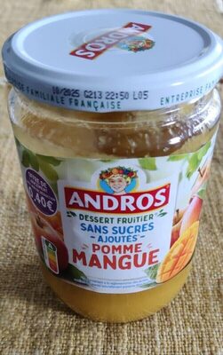 Dessert fruitier Pomme Mangue sans sucres ajoutés