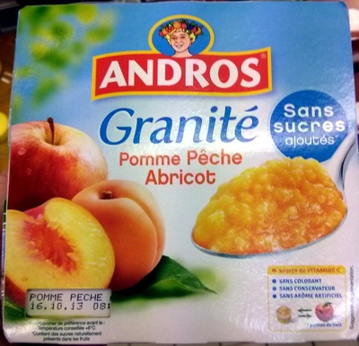 granité pêche abricot