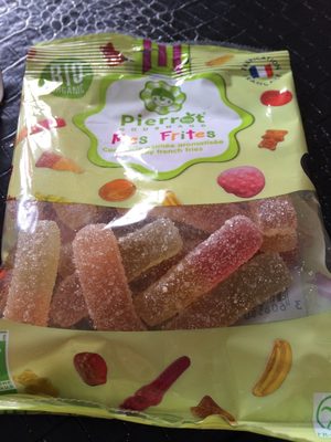 Pierrot Gourmand Bonbons Mes Frites BIO le sachet de 110 g