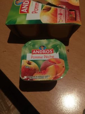 Dessert pomme pêche