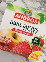 Conpote pomme fraise