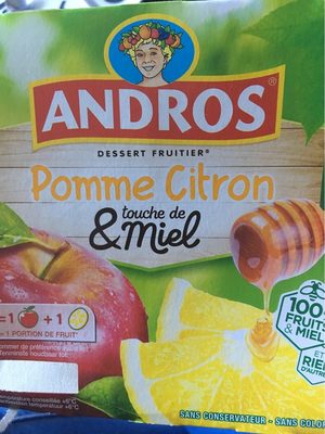 Dessert fruitier pomme citron miel