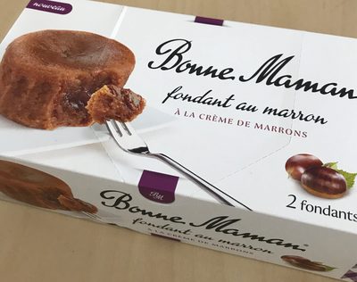 Fondant au Marron front packaging