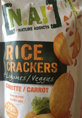 Rice crackers carotte