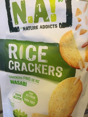 Rice Crackers Fins au de riz wasabi