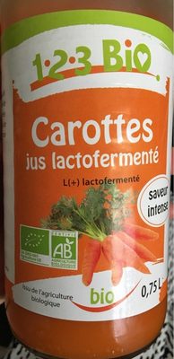 Carottes jus lactofermenté