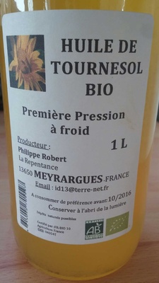 Huile de tournesol Bio
