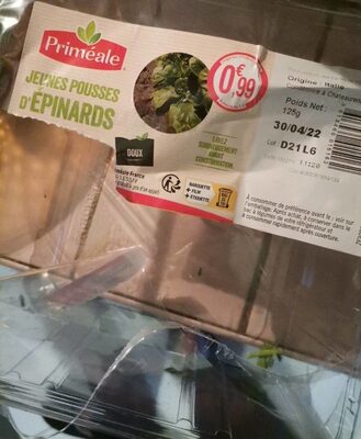 jeunes pousse d'épinards