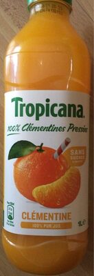 Jus de clementines pressés