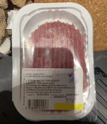 Steak haché pur boeuf