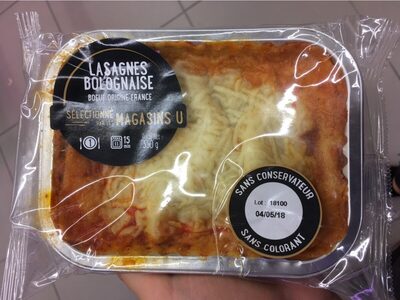 Lasagne Bolognaise front packaging