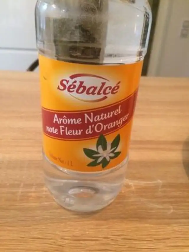 Arôme naturel note fleut d oranher