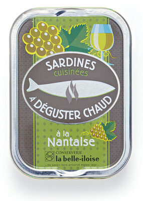 Sardines cuisinées à déguster chaud à la Nantaise