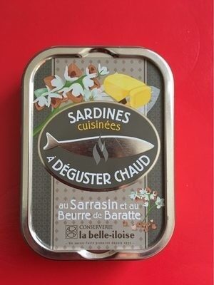 Sardines cuisinées au sarrazin et au beurre de baratte