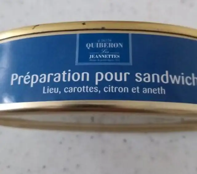 Préparation pour sandwich