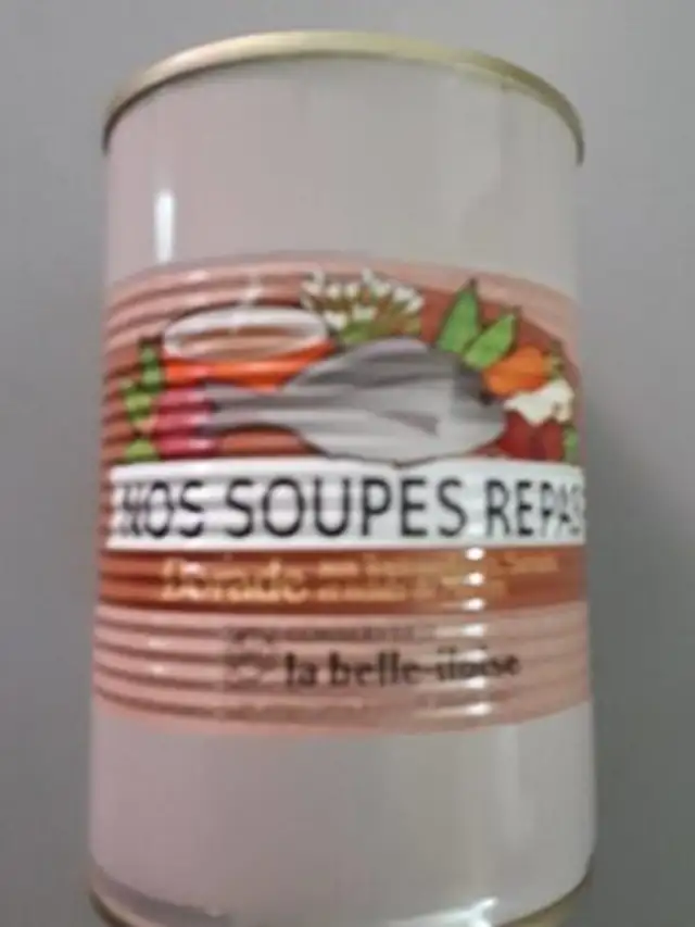 Nos soupes repas front packaging