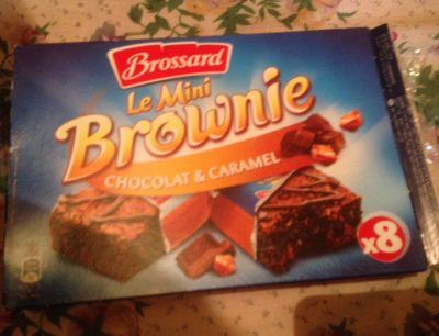 Mini Brownies Chocolat Caramel Brossard, 8 Pièces, 240g