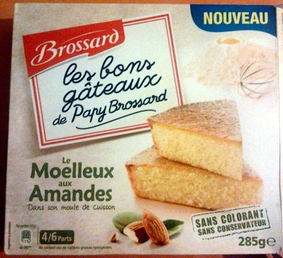 Le Moelleux aux Amandes front packaging