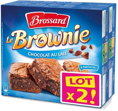 Le Brownie Chocolat au Lait Lot x2