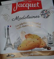 Madeleines aux pepites de chocolat