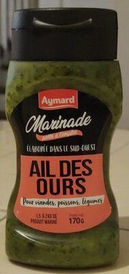Marinade Ail des Ours