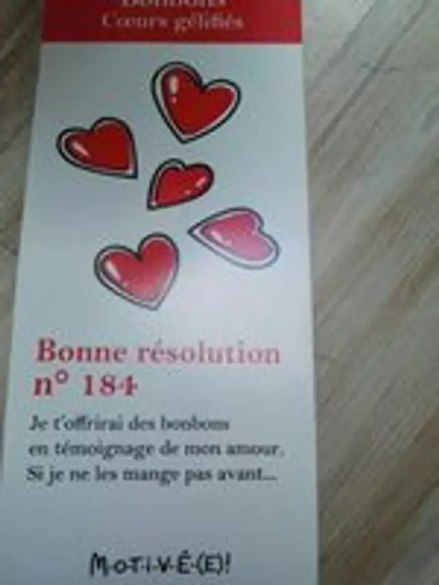 Bonbons cœurs gélifiés