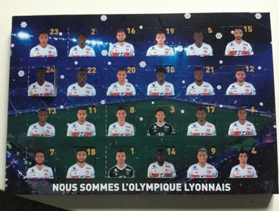 Calendrier de l’Avent Olympique Lyonnais
