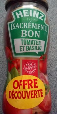 Heinz [Sacrement] bon Tomates et Basilic