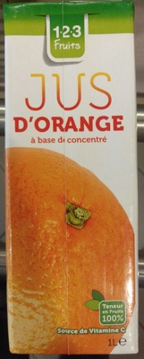 1.2.3 fruits jus d'orange